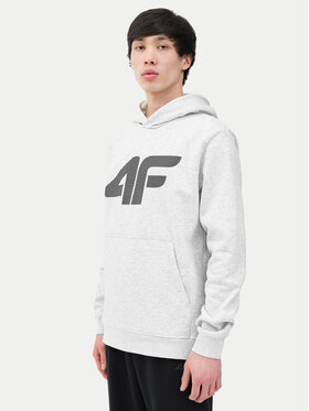 4F 4F Bluză 4FWSS24TSWSM0950 Gri Regular Fit