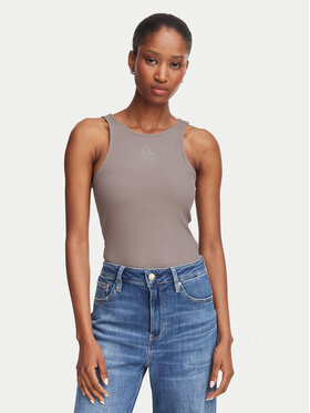 Guess Guess Top W6RP39 KD092 Beige scuro Regular Fit