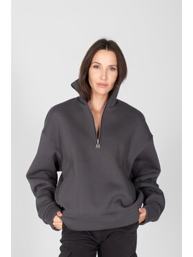 MANDRAGORA MANDRAGORA Bluza Giraffe Szary Oversize