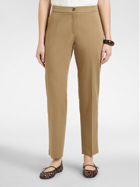 Elena Mirò Elena Mirò Spodnie materiałowe P010P000498N022 Brązowy Regular Fit