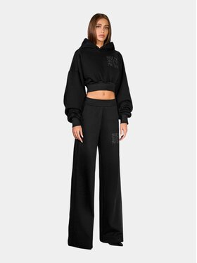 MADE BY SOCIETY MADE BY SOCIETY Spodnie materiałowe SAVAGE Pants - P27520 Czarny Basic Fit