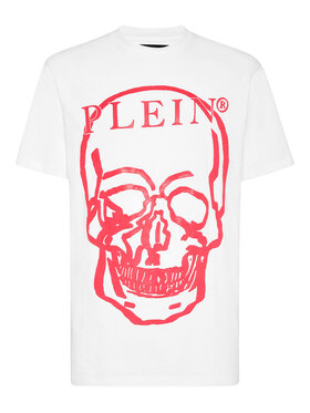 PHILIPP PLEIN PHILIPP PLEIN T-Shirt 3835 Biały Regular Fit