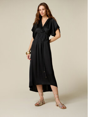 Oltre Oltre Sukienka wieczorowa 7033J000858N033 Czarny A-Line Fit
