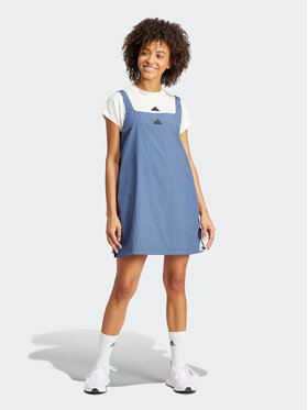 adidas adidas Sommerkleid City Escape IS0670 Blau Loose Fit