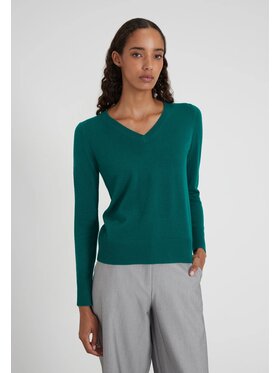 Style Republic Style Republic Sweter Kaszmir Zielony ciemny Comfort Fit