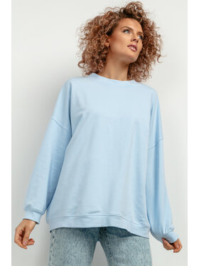 Tessita Tessita Bluza T417/5/M-L Niebieski Oversize
