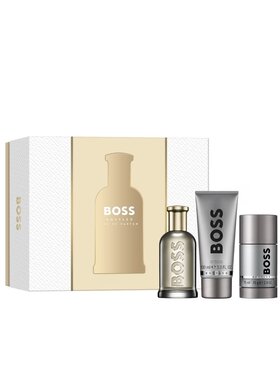HUGO BOSS HUGO BOSS Boss Bottled zestaw woda perfumowana spray 100ml + żel pod prysznic 100ml + dezodorant sztyft 75ml Zestaw zapachowy