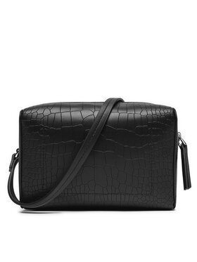 Calvin Klein Ročna Torba Ck Daily Camera Bag_Croco K60K612140 Črna