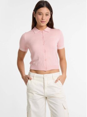 Guess Guess Sweter 173691 Różowy Classic Fit
