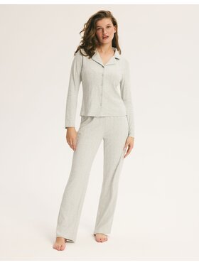 Esotiq Esotiq Piżama 46006 Szary Regular Fit
