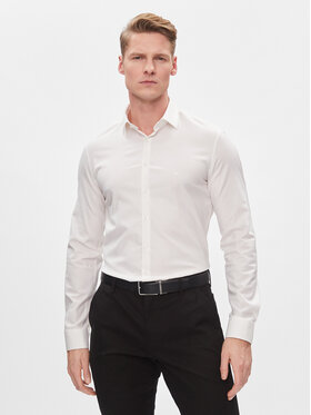 Calvin Klein Calvin Klein Koszula K10K112305 Biały Slim Fit