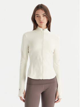 adidas by Stella McCartney adidas by Stella McCartney Technisches T-Shirt Training Midlayer JM1397 Beige Slim Fit