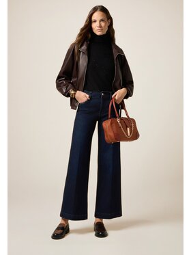 Oltre Oltre Jeansy P521R108842N034 Niebieski Baggy Fit