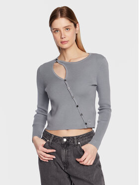Calvin Klein Jeans Calvin Klein Jeans Pletena jopica J20J220707 Siva Regular Fit