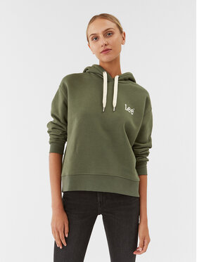 Lee Lee Суитшърт 112341542 Зелен Relaxed Fit