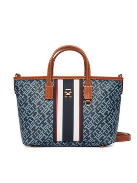 Tommy Hilfiger Tommy Hilfiger Borsetta Th Monoplay Mini Tote Stripe Le AW0AW18389 Blu