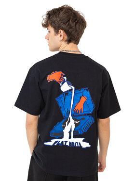 Mercur Mercur T-Shirt Nautofon Flat Czarny Comfortable Fit
