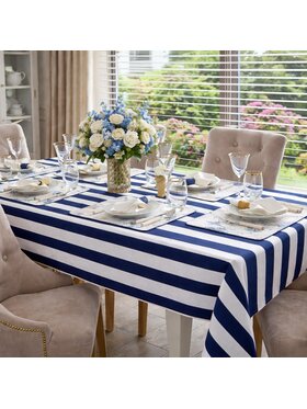 Roseberry Home Roseberry Home Obrus Dandy Navy Blue Niebieski