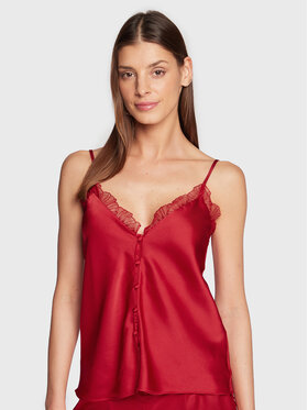 Etam Etam Koszulka piżamowa Ombrelle 6531095 Czerwony Regular Fit