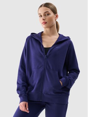 4F 4F Bluza 4FWMM00TSWSF1763-31S Granatowy Regular Fit