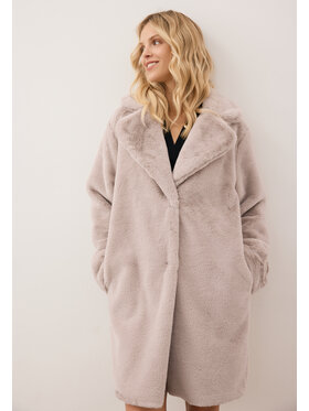 BIZUU BIZUU Kabát ROMA Béžová Standard Fit