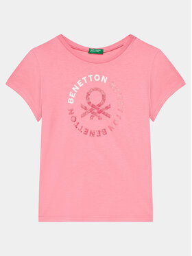 United Colors Of Benetton United Colors Of Benetton Футболка 3I1XC10H8 Рожевий Regular Fit