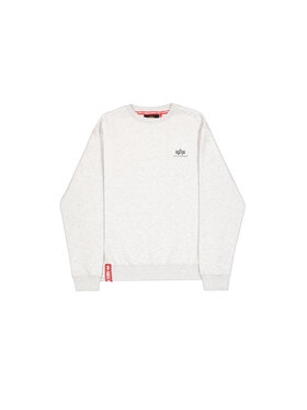 Alpha Industries Alpha Industries Mikina Basic Small Logo Sweatshirt Šedá Regular Fit