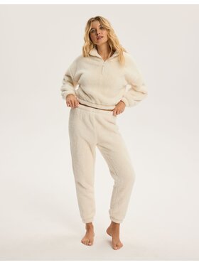 Esotiq Esotiq Spodnie dresowe 44022 Biały Regular Fit