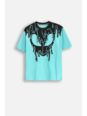 Coccodrillo Coccodrillo T-Shirt WC5143205CBJ-013 Turkusowy Regular Fit