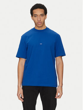 HUGO HUGO Tricou Nieros 50509991 Albastru Regular Fit