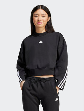 adidas adidas Džemperis Future Icons 3-Stripes IP1549 Juoda Loose Fit