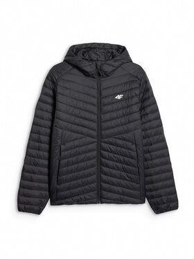 4F 4F Kurtka puchowa BASIC+ Czarny Regular Fit