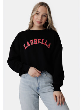 LAURELLA LAURELLA Mikina 1TU002 Černá Regular Fit