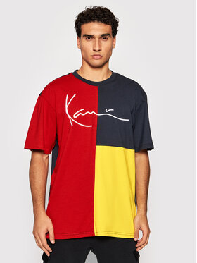 Karl Kani Karl Kani T-shirt Signature Block 6030929 Tamnoplava Relaxed Fit