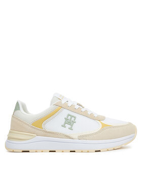 Tommy Hilfiger Tommy Hilfiger Laisvalaikio batai Casual Fashion Runner Mix FW0FW08324 Smėlio