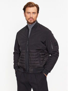 Calvin Klein Calvin Klein Μπόμπερ μπουφάν K10K111802 Μαύρο Regular Fit