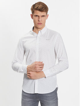 Pepe Jeans Pepe Jeans Koszula PM308023 Biały Slim Fit