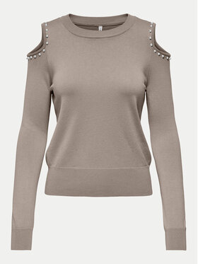 ONLY ONLY Kampsun Gila 15339512 Beež Regular Fit