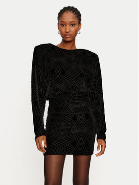 PINKO PINKO Kokteilinė suknelė Bernieri 104482 A29H Juoda Regular Fit