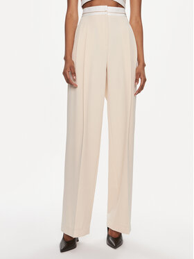 Patrizia Pepe Patrizia Pepe Παντελόνι υφασμάτινο 8P0576/A375-B788 Μπεζ Regular Fit