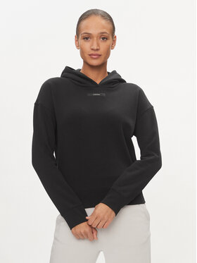 Calvin Klein Calvin Klein Džemperis ar kapuci Micro Logo K20K206631 Melns Regular Fit