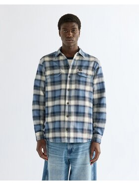 Wrangler Wrangler Koszula WESTERN UTILITY SHIRT Niebieski Regular Fit