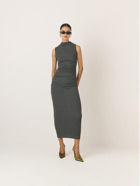 La Mania La Mania Úpletové šaty MARIANNE Sivá Classic Fit