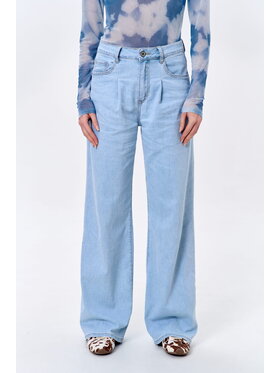blue shadow blue shadow Jeansy 3D-1680 Niebieski Regular Fit