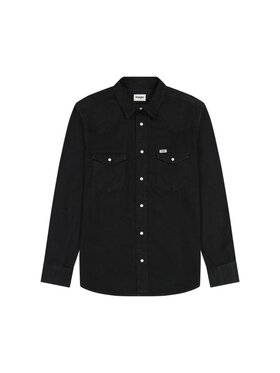 Wrangler Wrangler Koszula jeansowa WRANGLER 112362906 WESTERN SHIRT Czarny Regular Fit