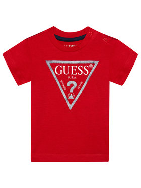 Guess Guess T-Shirt N73I55 K8HM0 Czerwony Regular Fit