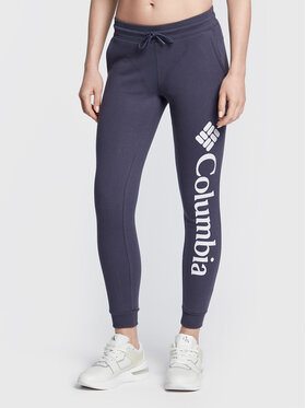 Columbia Columbia Pantaloni da tuta Logo Fleece 1940094 Blu scuro Active Fit