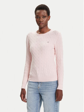 Gant Gant Sweater 4800100 Rózsaszín Slim Fit