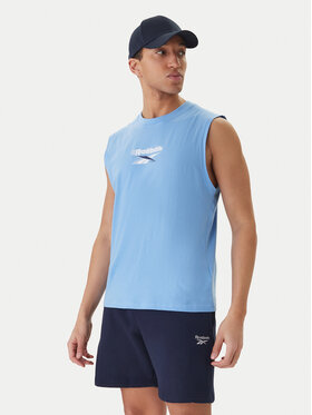 Reebok Reebok Tank top Bradshaw RK25560CCM Světle modrá Regular Fit