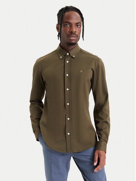 BOSS BOSS Srajca H-Roan 50567031 Zelena Slim Fit